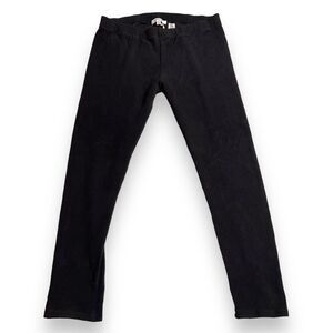 Company by Ellen Tracy Womens Fleece Leggings Stretch Casual Skinny Black Large